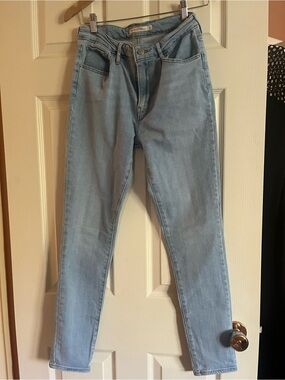 Levi's Light Blue Skinny High-Rise Jeans